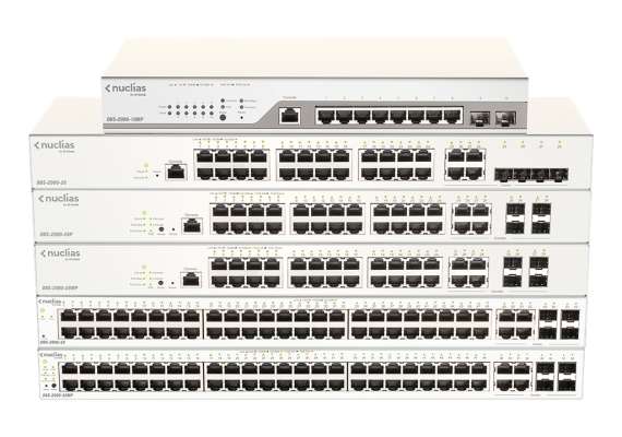 D-Link DBS-2000-28P 24-Ports 10/100/1000Mbps PoE + 4-Ports Combo GE/SFP Cloud Networking Switch